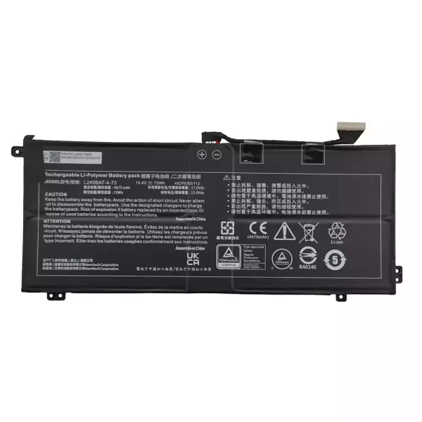 Original laptop battery for L240BAT-4-73