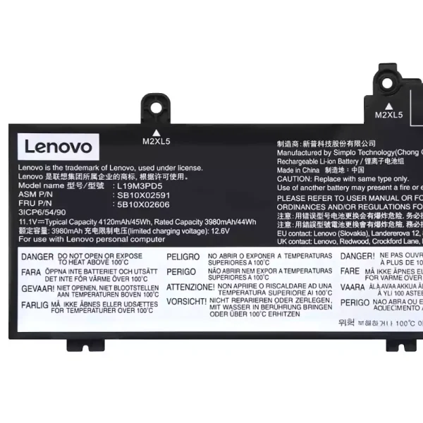 Original laptop battery for LENOVO L20M3PD4 L20L3PD4 - Image 3
