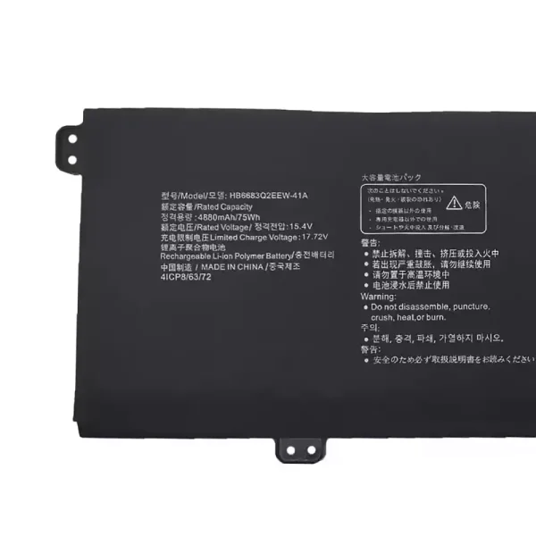 Original laptop battery for HUAWEI HB6683Q2EEW-41A HB6683Q2EEW-41C - Image 3