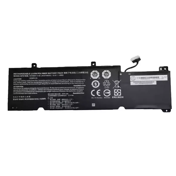 Original laptop battery for CLEVO NV40BAT-4-53