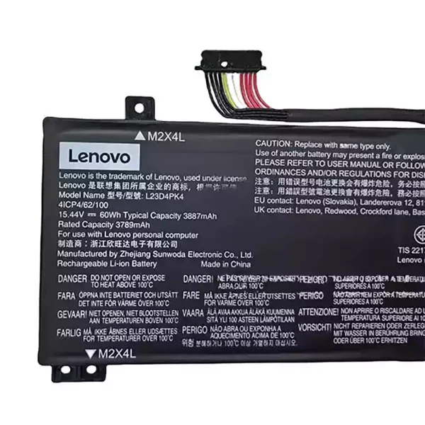 Original laptop battery for LENOVO L23C4PK4 L23M4PK4 L23D4PK4 - Image 3
