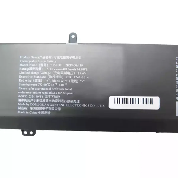 Original laptop battery for 3558D9 - Image 2