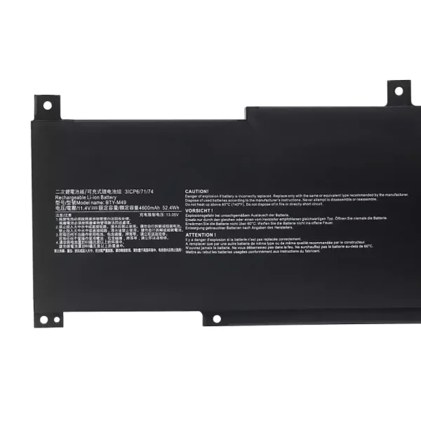 Original laptop battery for MSI BTY-M49 - Image 3