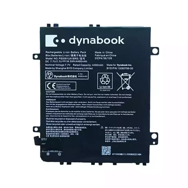 Original laptop battery for TOSHIBA DYNABOOK PS0091UA1BRS 13080788-00
