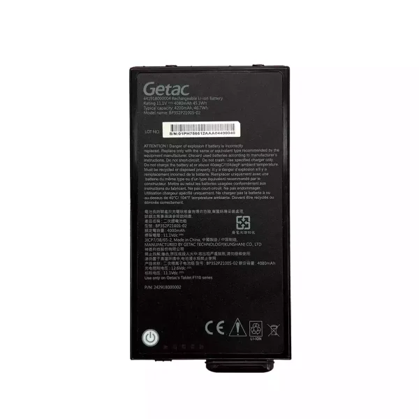 Original laptop battery for Getac BP3S2P2100S-02 BP3S1P2680B Getac F110