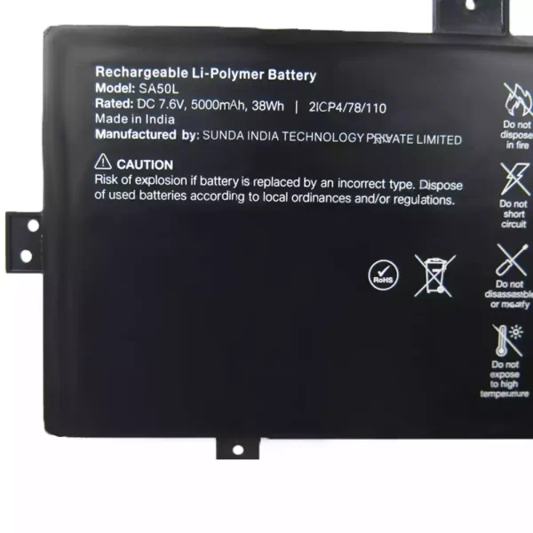 Original laptop battery for SA50L - Image 2