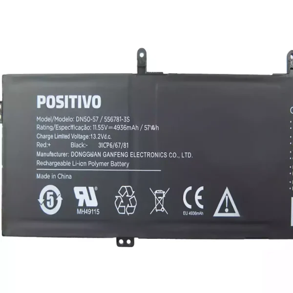 Original laptop battery for POSITIVO DN50-57 556781-3S - Image 3