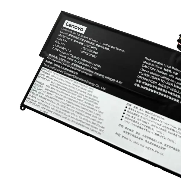 Original laptop battery for LENOVO L19M4PG4 L19C4PG4 L19D4PG3 - Image 3