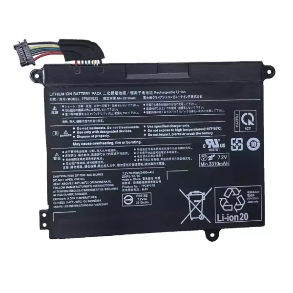 Original laptop battery for Fujitsu FPB0352S FPCBP578