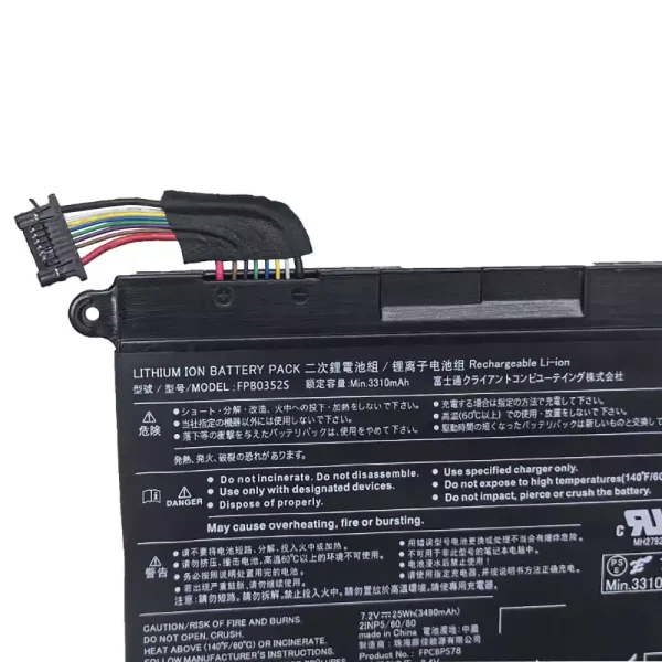 Original laptop battery for Fujitsu FPB0352S FPCBP578 - Image 3
