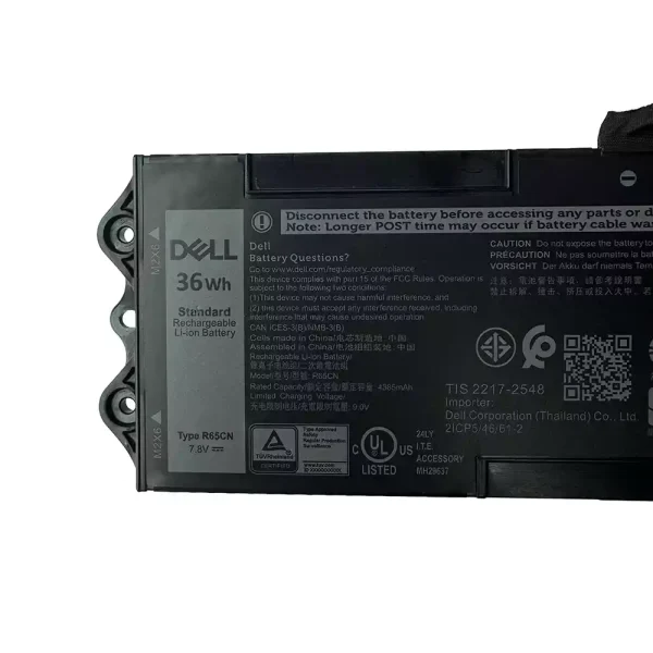Original laptop battery for DELL R65CN - Image 2