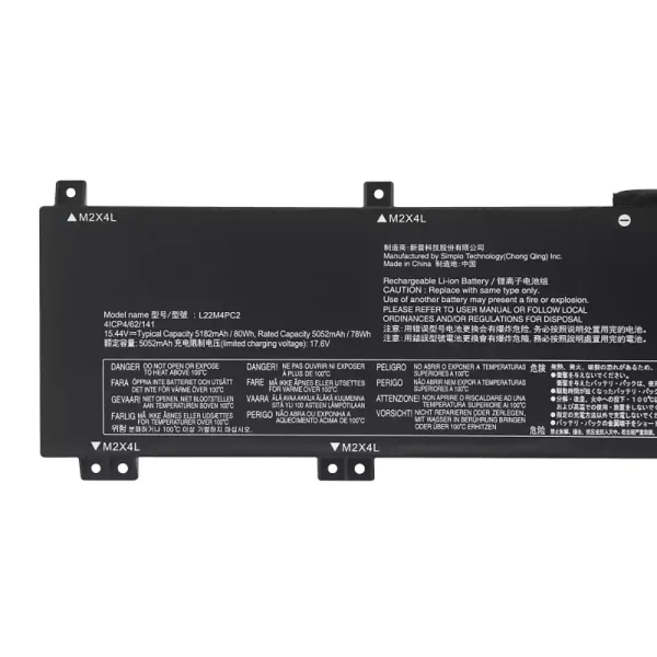 Original laptop battery for LENOVO L22M4PC2 L22B4PC2 L22C4PC2 L22D4PC2 - Image 3