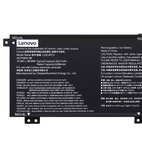 Original laptop battery for LENOVO L22C4PC3 L22D4PC3 L22M4PC3 - Image 3