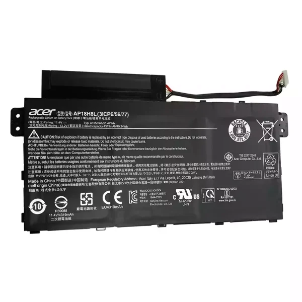 Original laptop battery for ACER AP18H18L