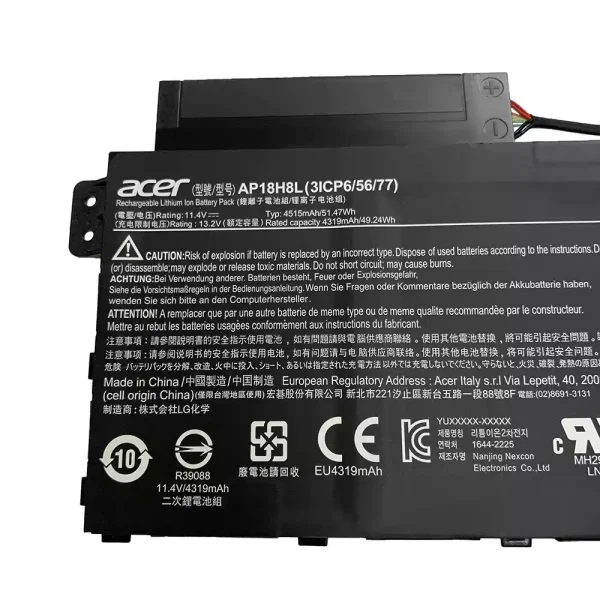 Original laptop battery for ACER AP18H18L - Image 2