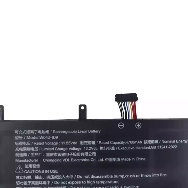 Original laptop battery for W042-1D9 - Image 3