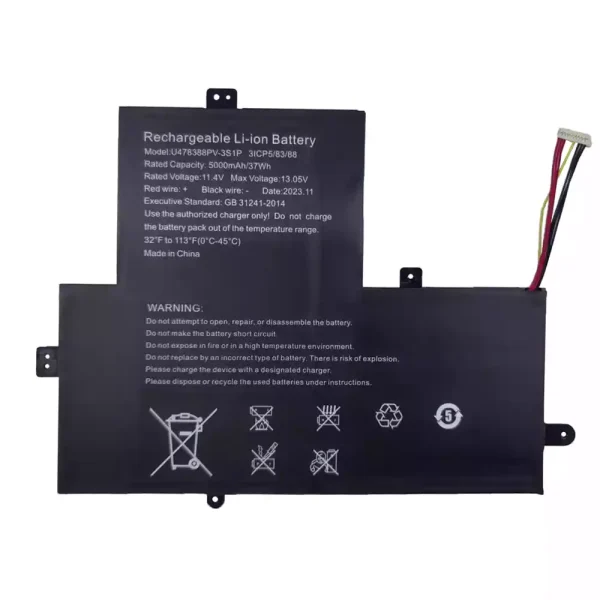 Original laptop battery for U478388PV-3S1P