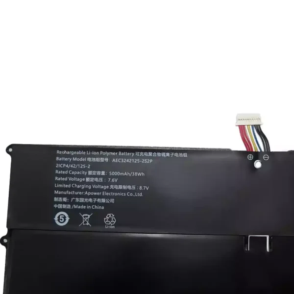 Original laptop battery for GY3242125PHV AEC3242125-2S2P - Image 3