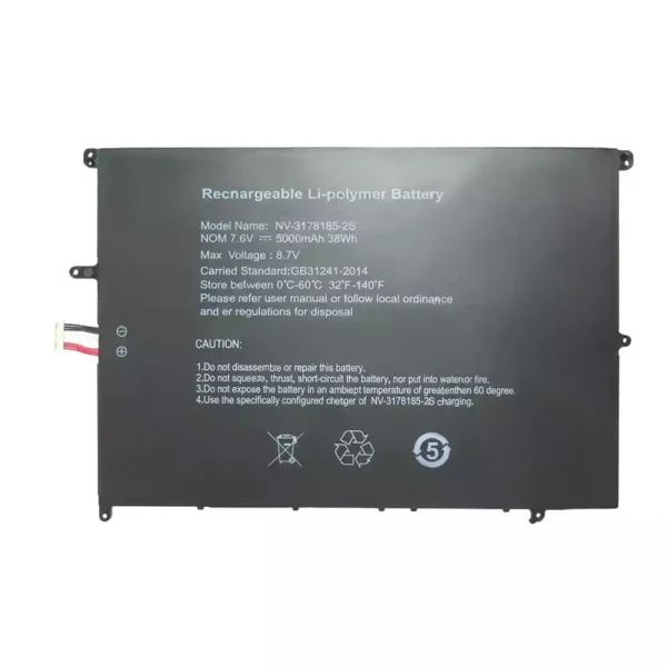 Original laptop battery for NV-3178185-2S