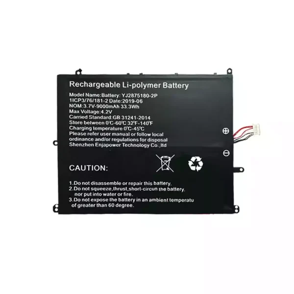 Original laptop battery for YJ2875180-2P