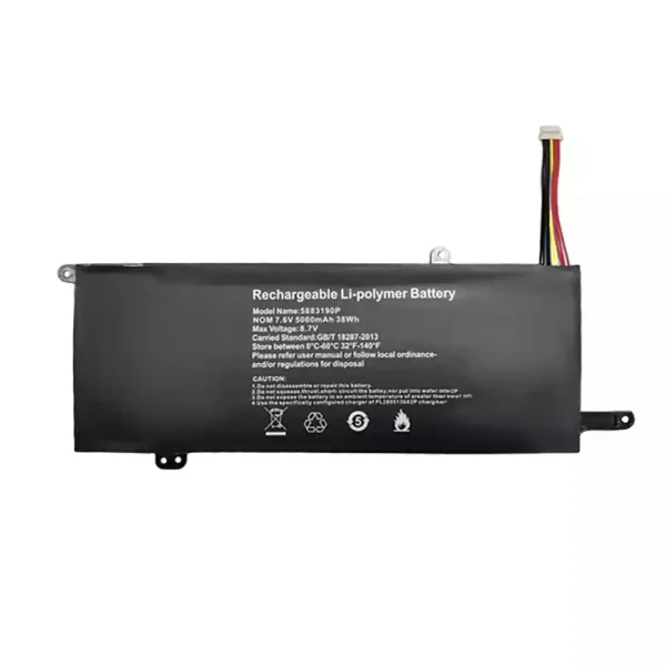 Original laptop battery for F152G-ZC-5095-4125 WTL-5883190P-2S 5883190P
