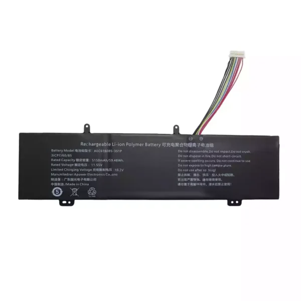 Original laptop battery for AEC616085-3S1P