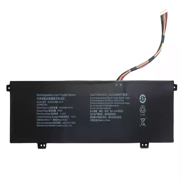 Original laptop battery for AEC597988-3S1P