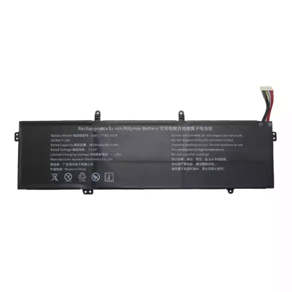 Original laptop battery for AEC537185-3S1P