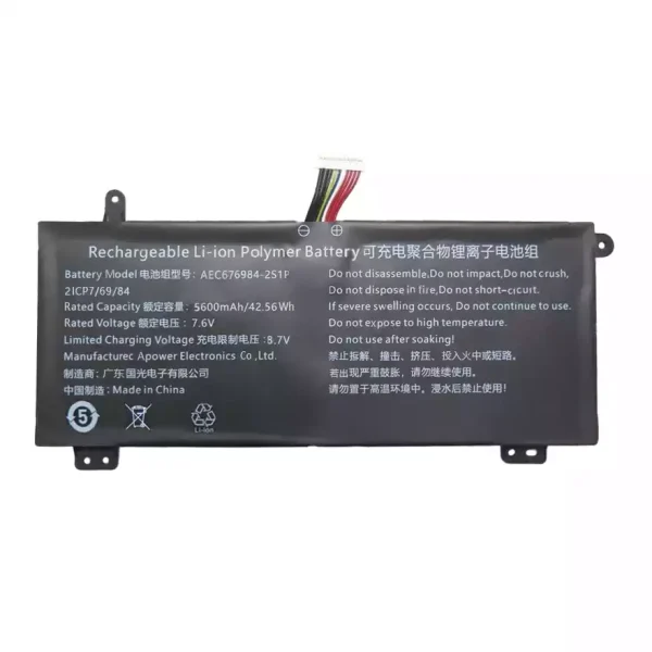 Original laptop battery for AEC676984-2S1P