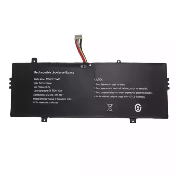 Original laptop battery for NV-4570125-2S