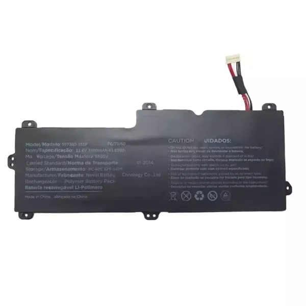 Original laptop battery for 597360-3S1P