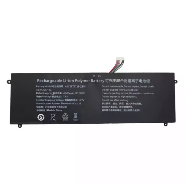 Original laptop battery for AEC4871128-2S1P