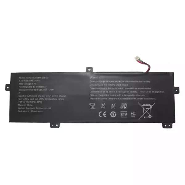 Original laptop battery for 752-0478131-2S