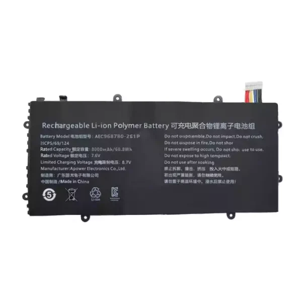 Original laptop battery for AEC968780-2S1P