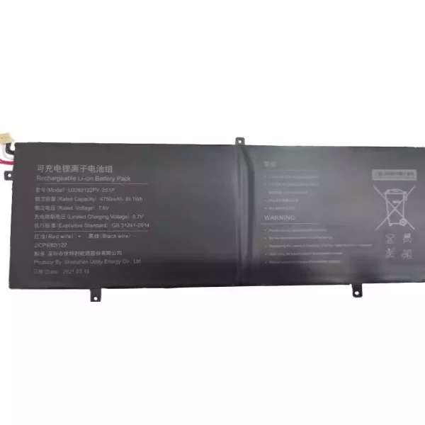 Original laptop battery for U3282122PV-2S1P