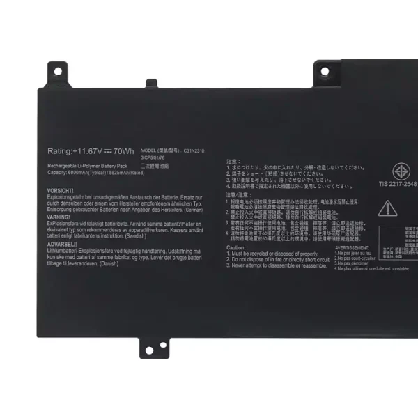 Original laptop battery for ASUS C31N2310 - Image 3