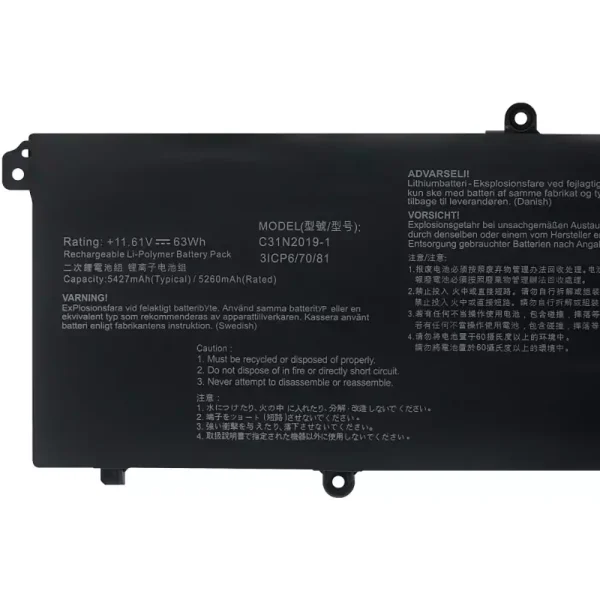 Original laptop battery for ASUS C31N2019-1 - Image 3