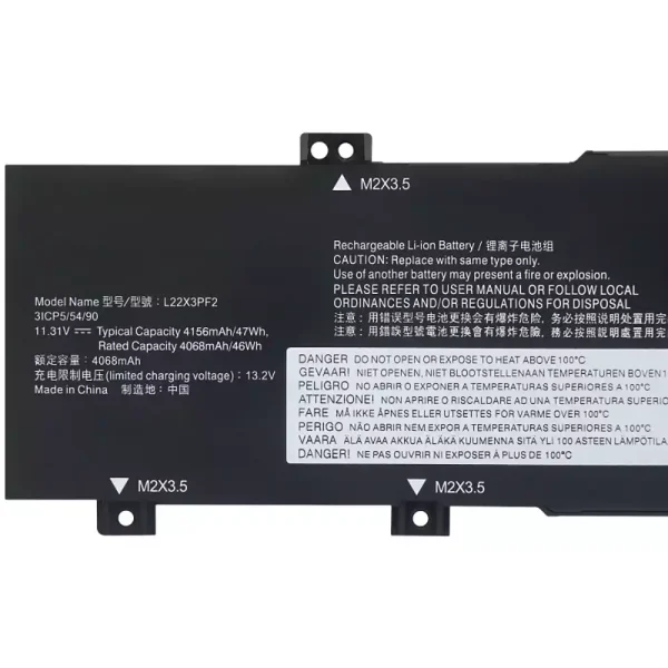 Original laptop battery for LENOVO L22X3PF2 L22L3PF2 L22M3PF2 L22D3PF2 L22C3PF2 - Image 3