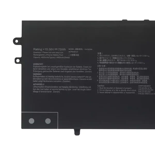 Original laptop battery for ASUS C41N2304 - Image 3