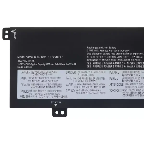 Original laptop battery for LENOVO L22D4PF5 L22C4PF5 L22X4PF5 L22B4PF5 L22M4PF5 - Image 3