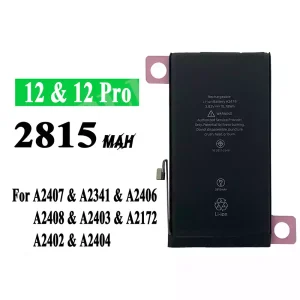 Replacement battery A2479 for iPhone 12,iPhone 12pro