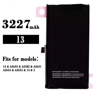 Replacement battery A2655 for iPhone 13