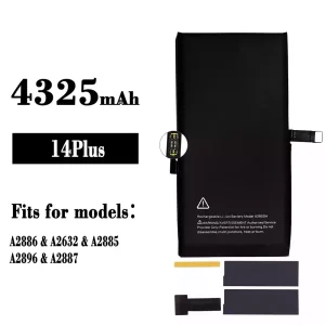 Replacement battery A2850H for iPhone 14 plus