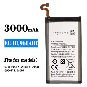 Replacement battery EB-BG960ABE for Samsung S9 SM-G9600/DS/G960/G960F/G960U/G960W