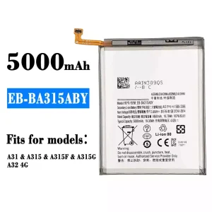 Replacement battery EB-BA315ABY for Samsung A31/A315/A315F/A315G/A32 4G