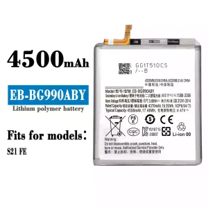 Replacement battery EB-BG990ABY for Samsung S21 FE