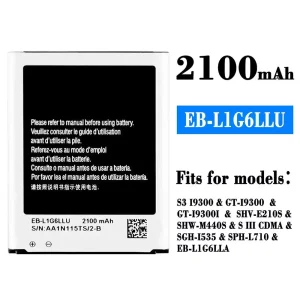 Replacement battery EB-L1G6LLU for Samsung S3 I9300
