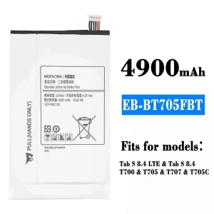 Replacement battery EB-BT705FBT for Samsung Tab S 8.4 LTE/Tab S 8.4