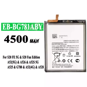 Replacement battery EB-BG781ABY for Samsung S20 FE 5G/S20 Fan Edition