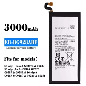 Replacement battery EB-BG928ABE for Samsung S6 edge+ duos/S6 edge plus/S6 edge+